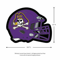 LED Wall Decor, Helmet, East Carolina University, Collegiate, Home