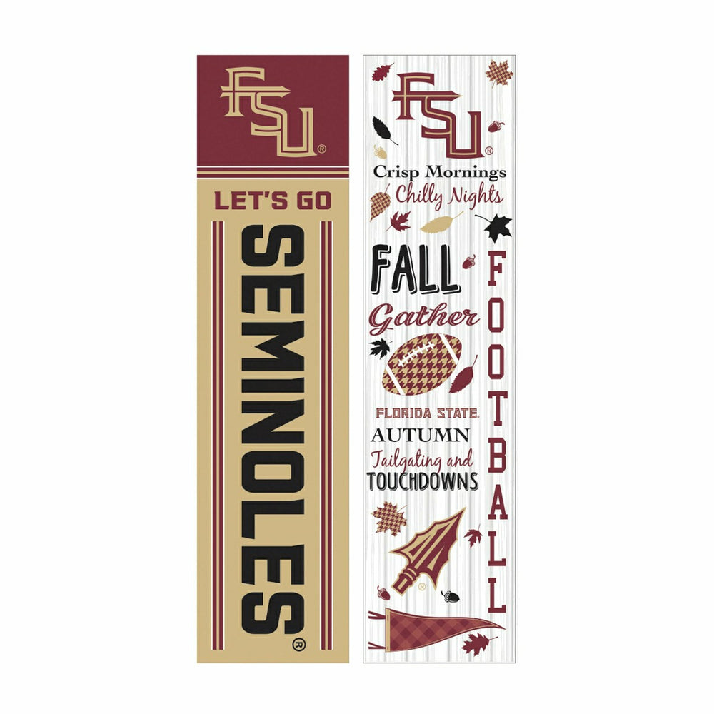 46" Double Sided Leaner, Florida State University, Fall Seasonal, Collegiate, Home