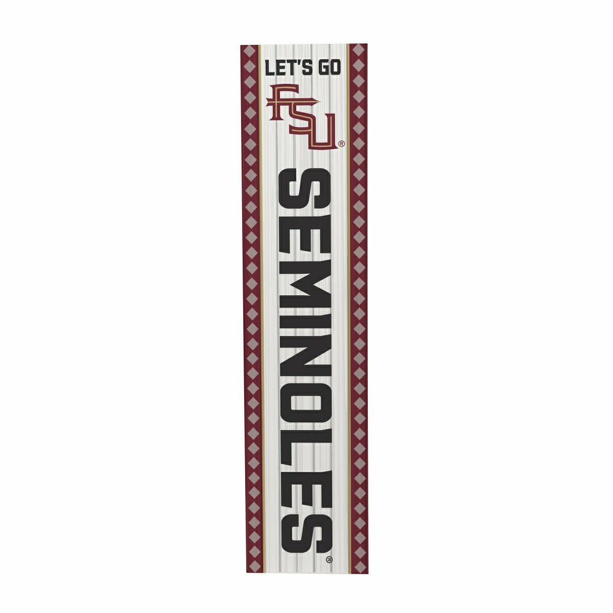 47" Double Sided Leaner, Florida State University, Christmas, Collegiate, Home