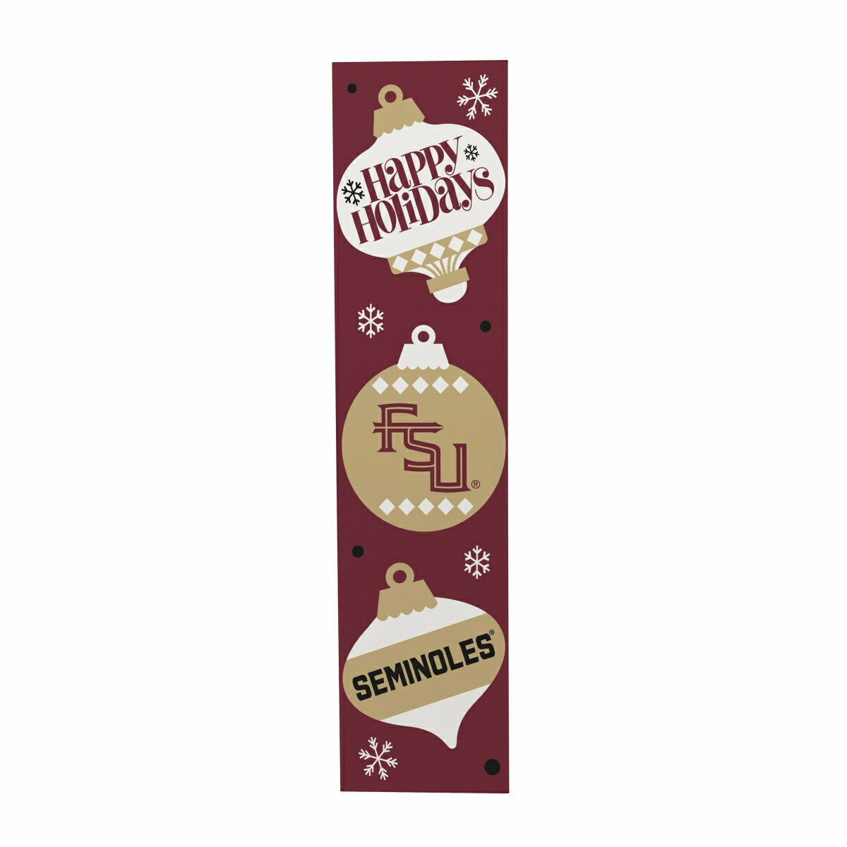 47" Double Sided Leaner, Florida State University, Christmas, Collegiate, Home
