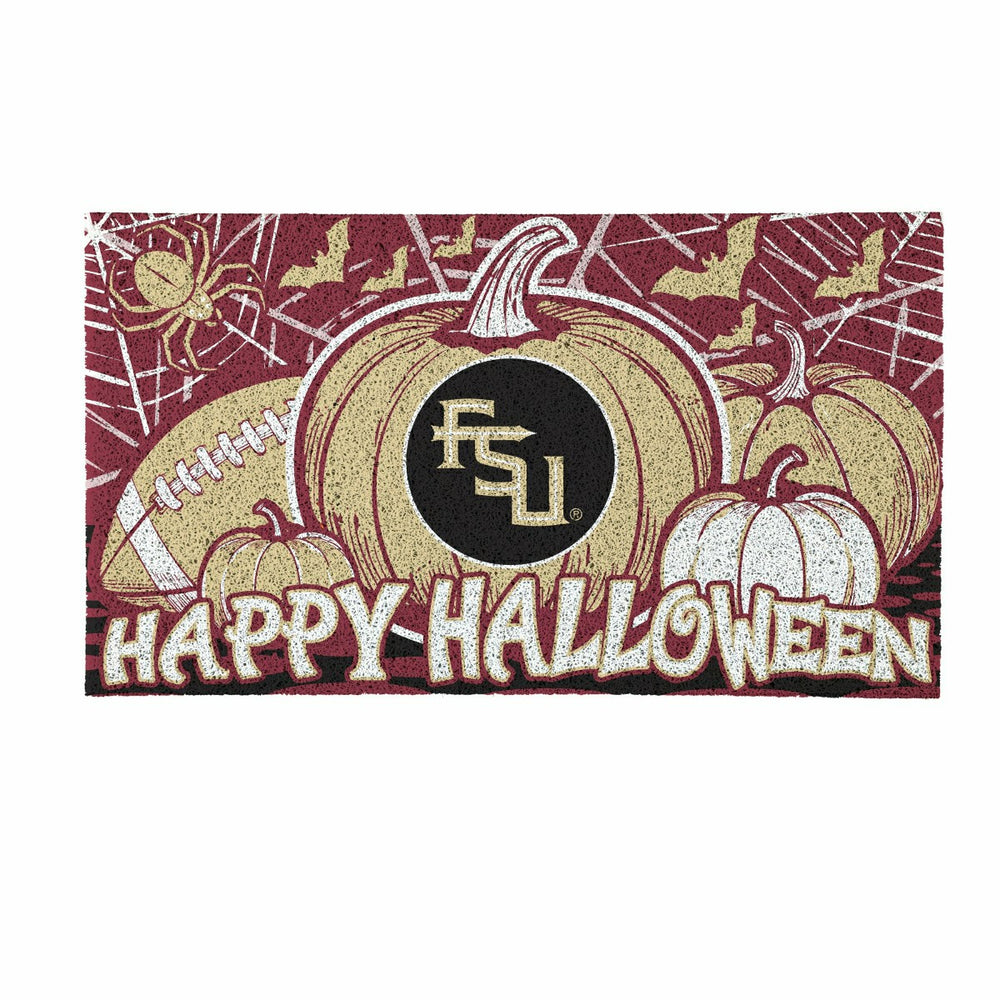 Florida State University Halloween PVC Mat, 28"x16", Collegiate