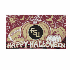 Florida State University Halloween PVC Mat, 28"x16", Collegiate
