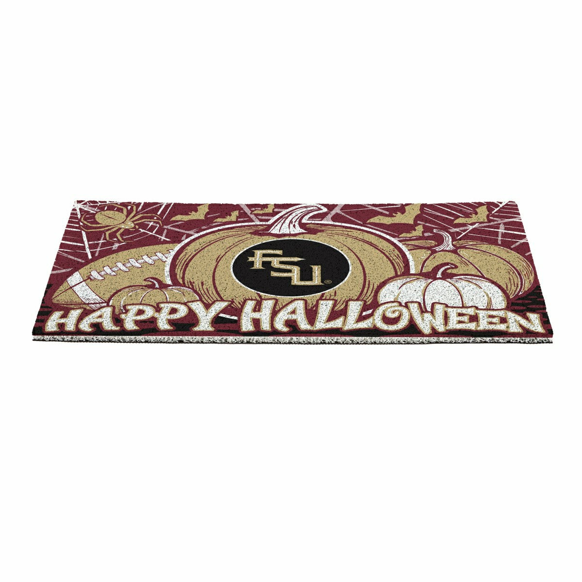 Florida State University Halloween PVC Mat, 28"x16", Collegiate