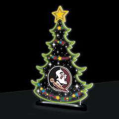 Florida State University College Holiday Tree Desklite LED Decor, Collegiate, Home