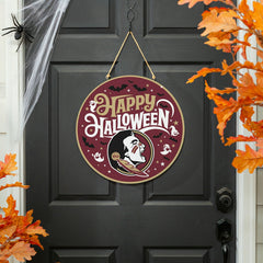Florida State University Halloween Round Door Décor with Hanging Rope,, Collegiate, Home