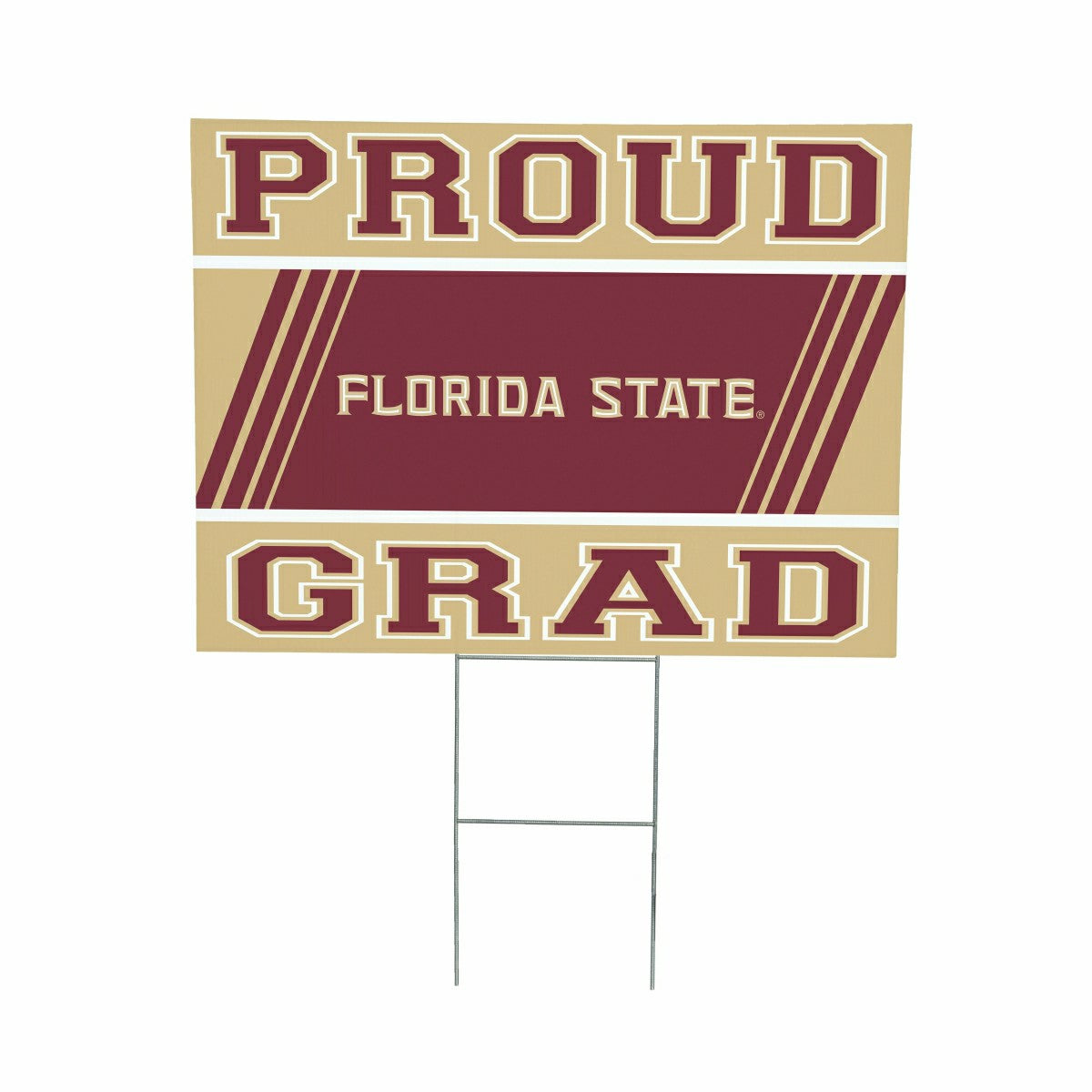 Florida State University Coroplast Yard Sign Graduate, Collegiate, Home