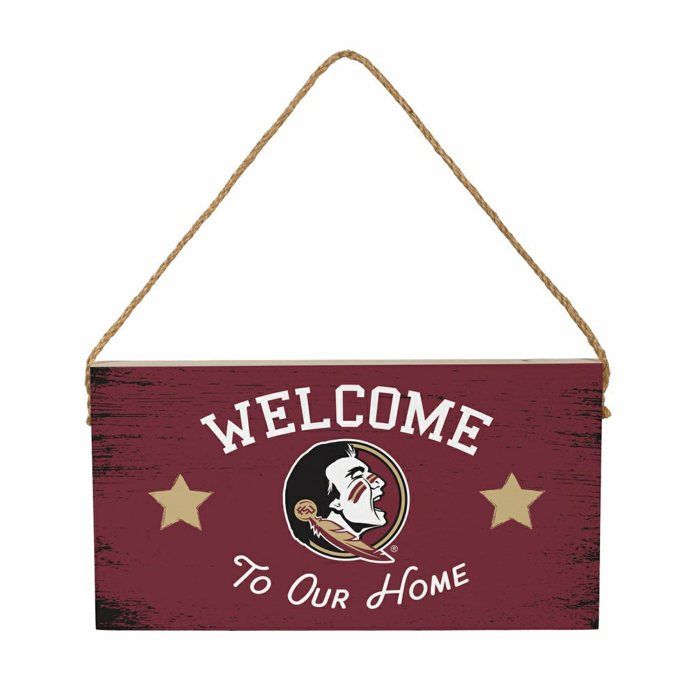 Florida State University Wood Wall Sign, 6x11, Collegiate, Home