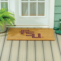 Florida State University Large Full Color Coir Mat, 36"x24", Collegiate