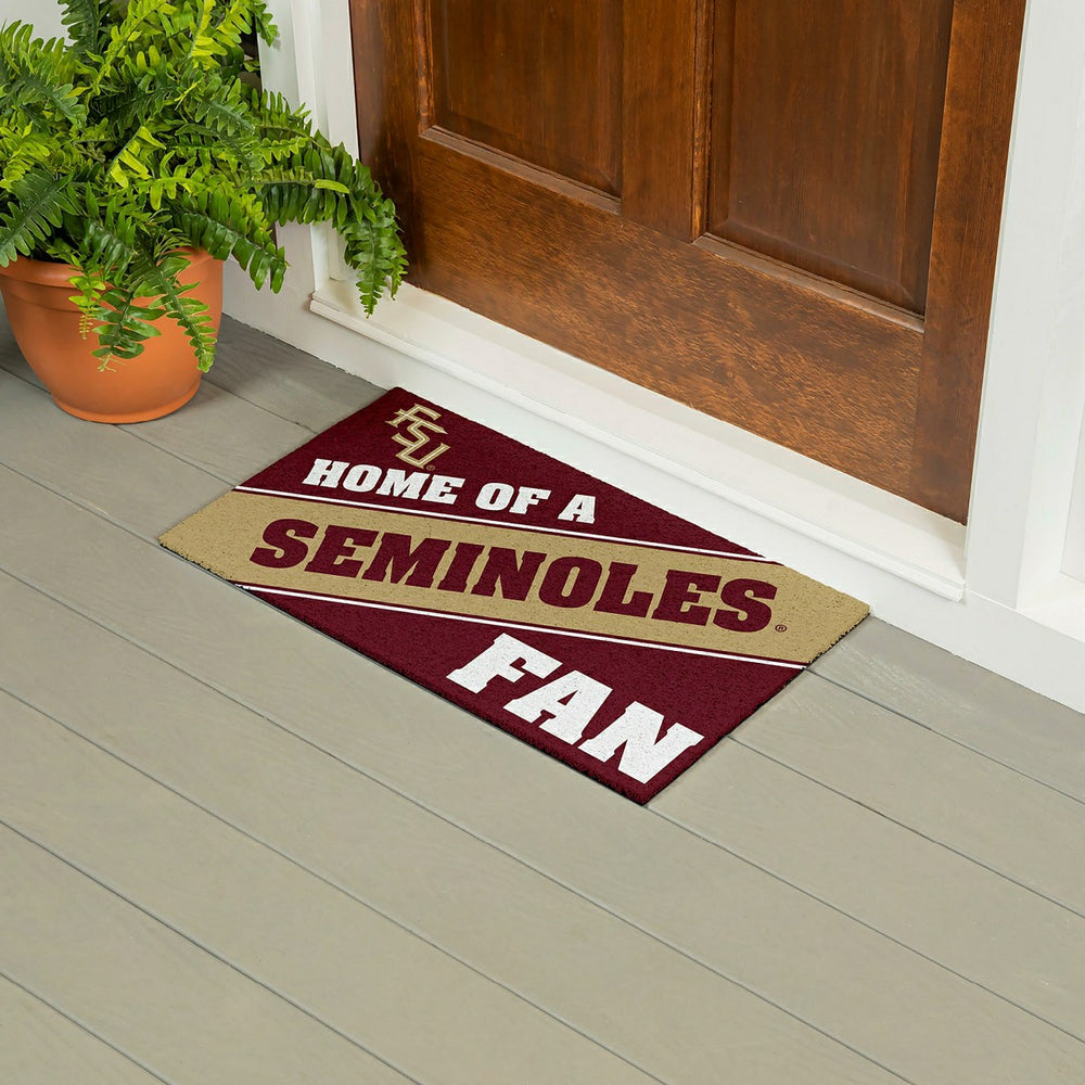 Florida State University, PVC Mat COLOR, Home of a Fan, Collegiate