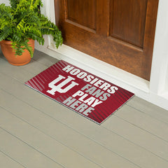 Indiana University Fan Mat, 28"x16", Collegiate
