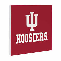 Indiana University Wood Wall Sign, 12x12, Collegiate, Home