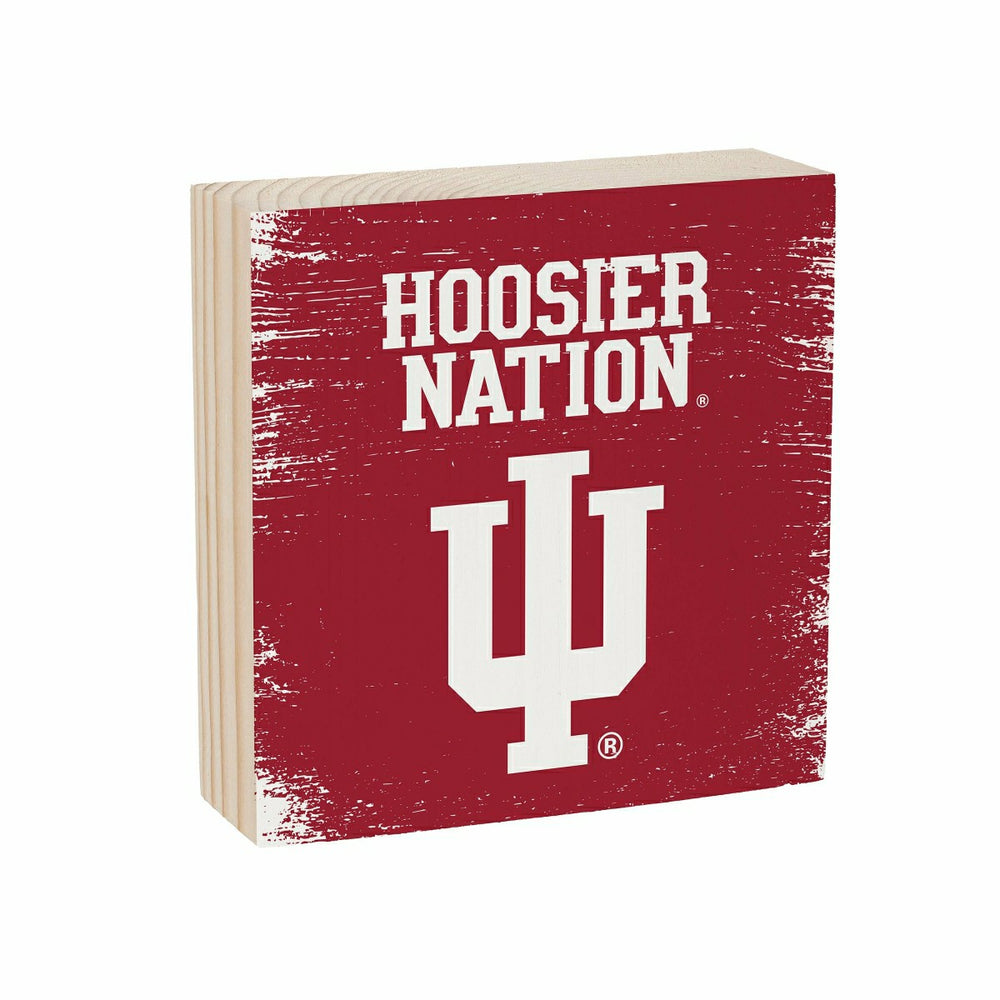 Indiana University Plock, Down Home Fans, 6x6, Collegiate, Home