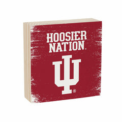 Indiana University Plock, Down Home Fans, 6x6, Collegiate, Home