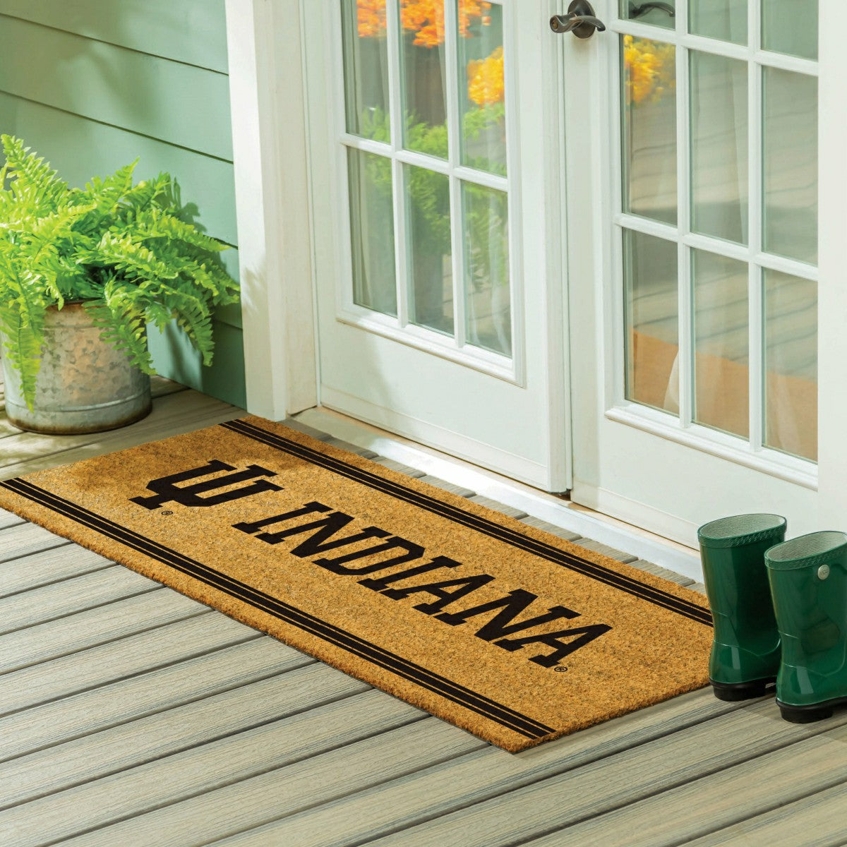 Indiana University Extra Large One Color Coir Mat, 60"x24", Collegiate