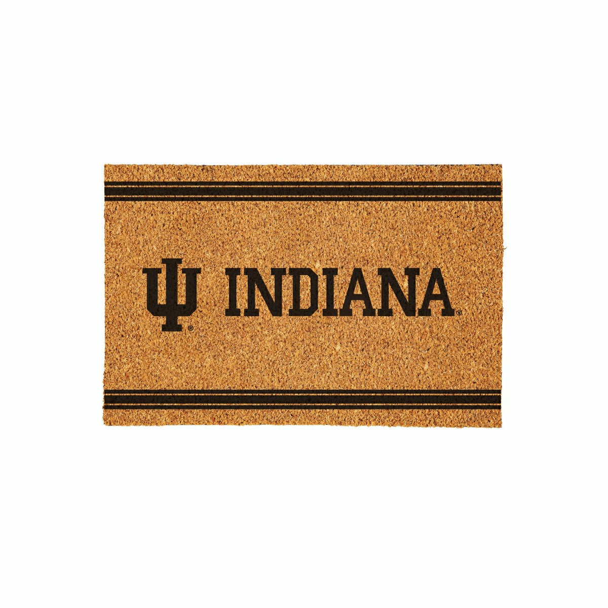 Indiana University Large One Color Coir Mat, 36"x24", Collegiate
