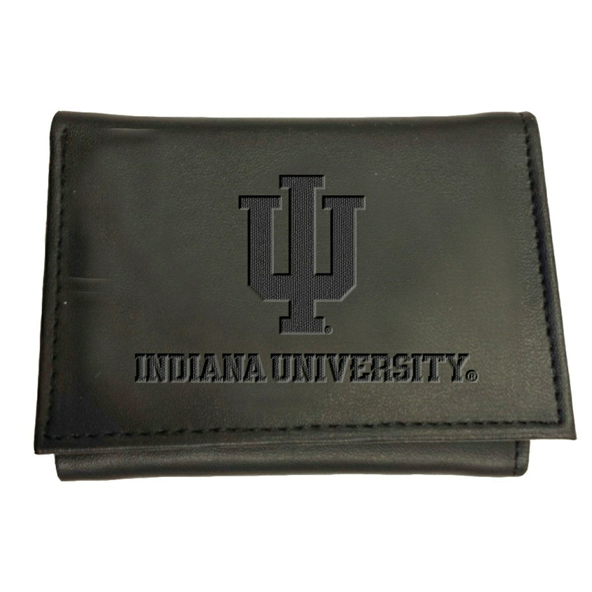 Indiana University, Tri-Fold Wallet, Black, Collegiate, Home