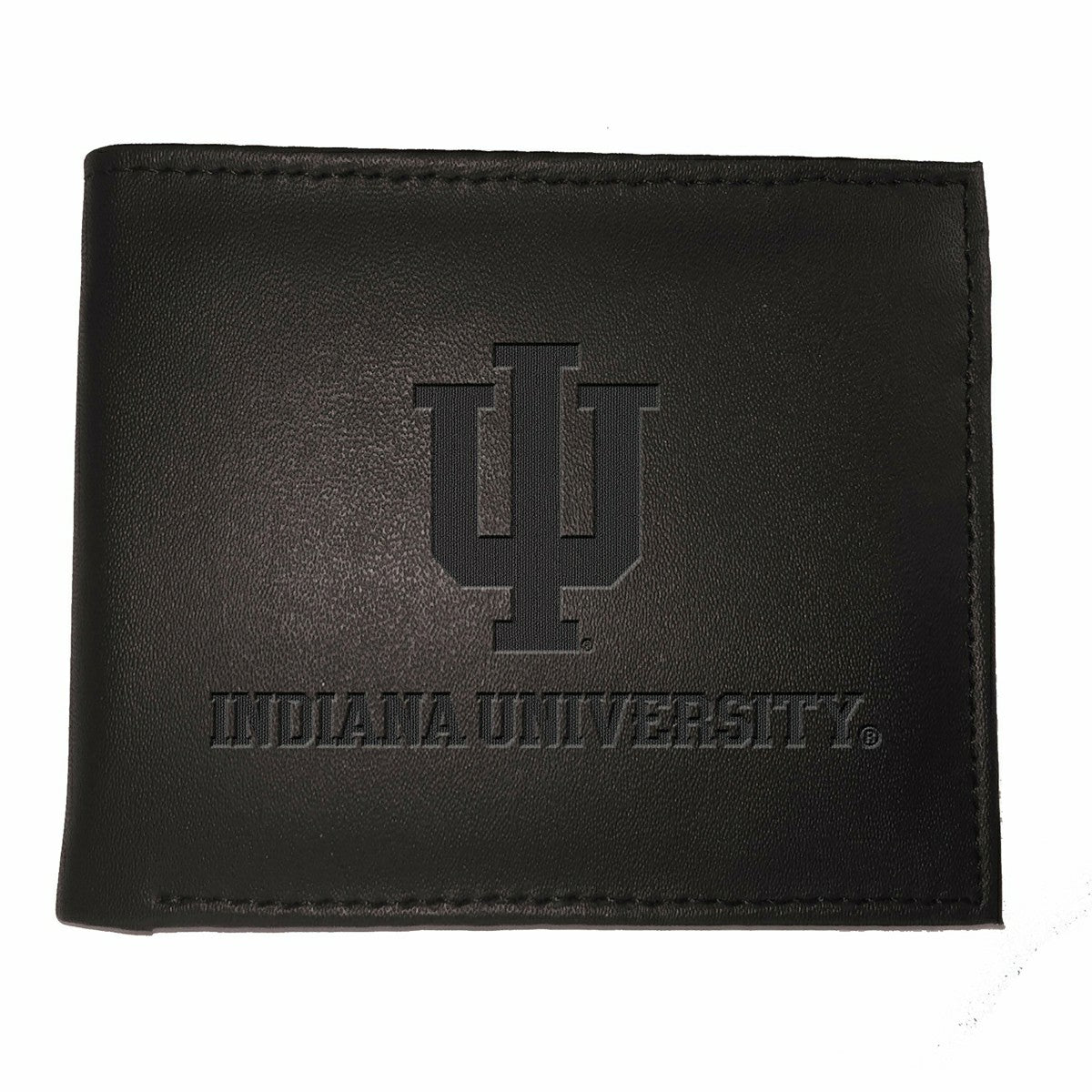 Indiana University, Bi-Fold Wallet, Black, Collegiate, Home
