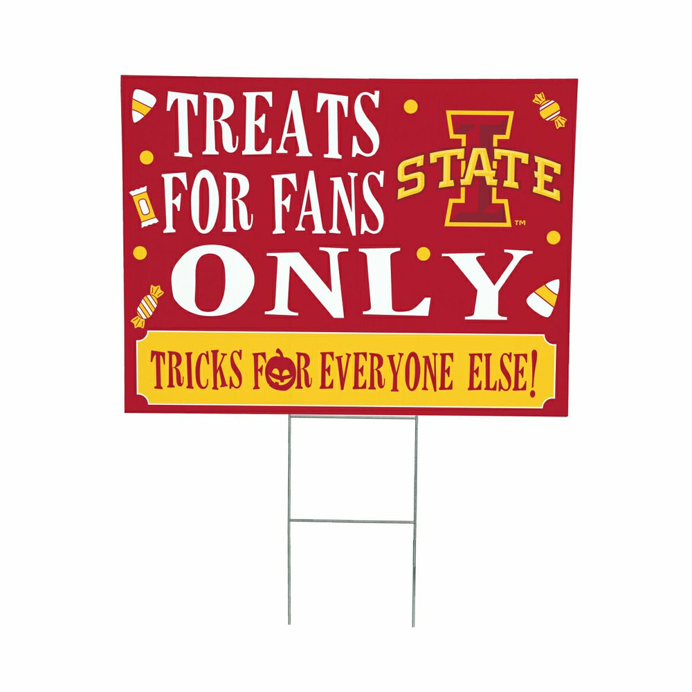 Iowa State University Yard Sign, Halloween Treats for Fans, Collegiate, Home