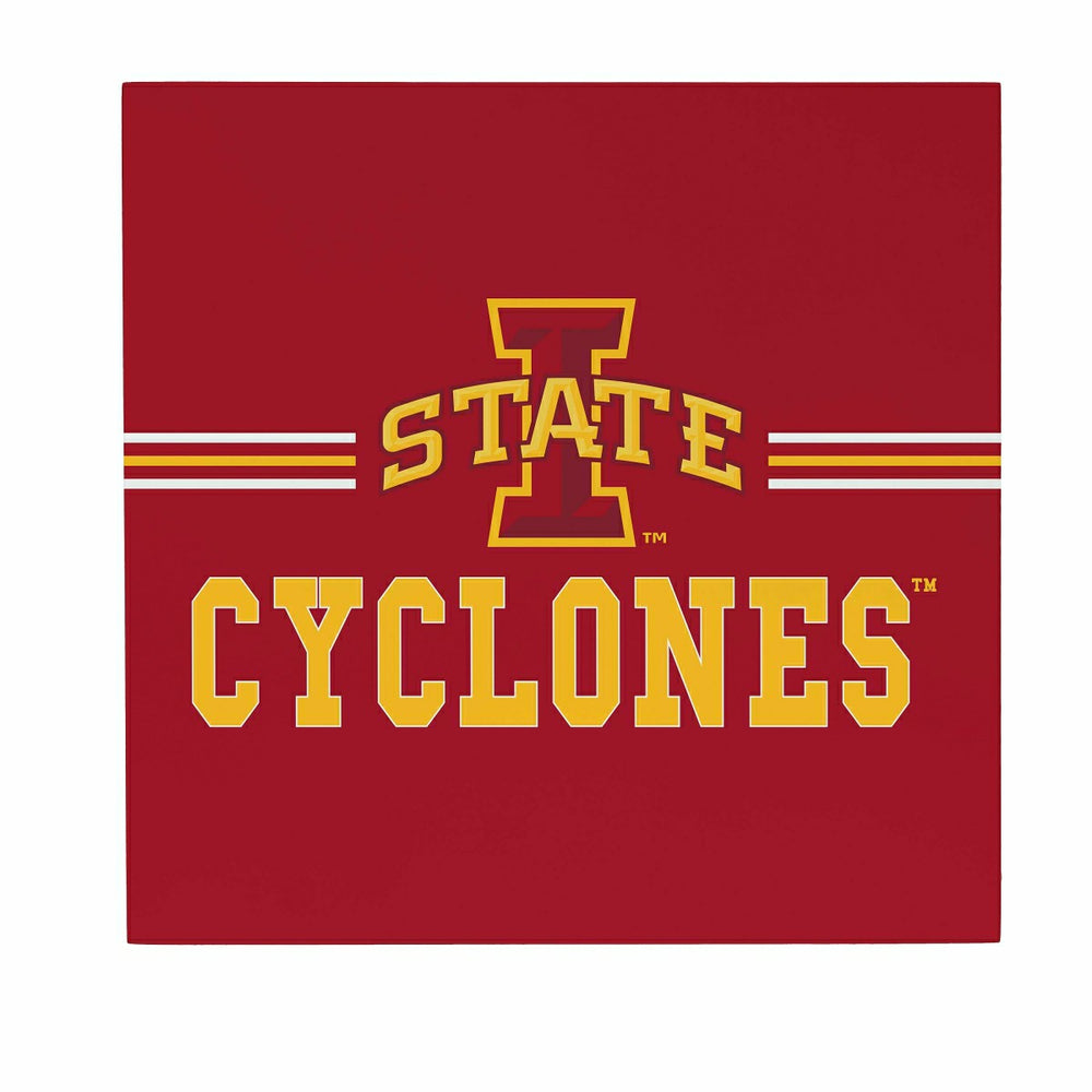 Iowa State University Wood Wall Sign, 12x12, Collegiate, Home