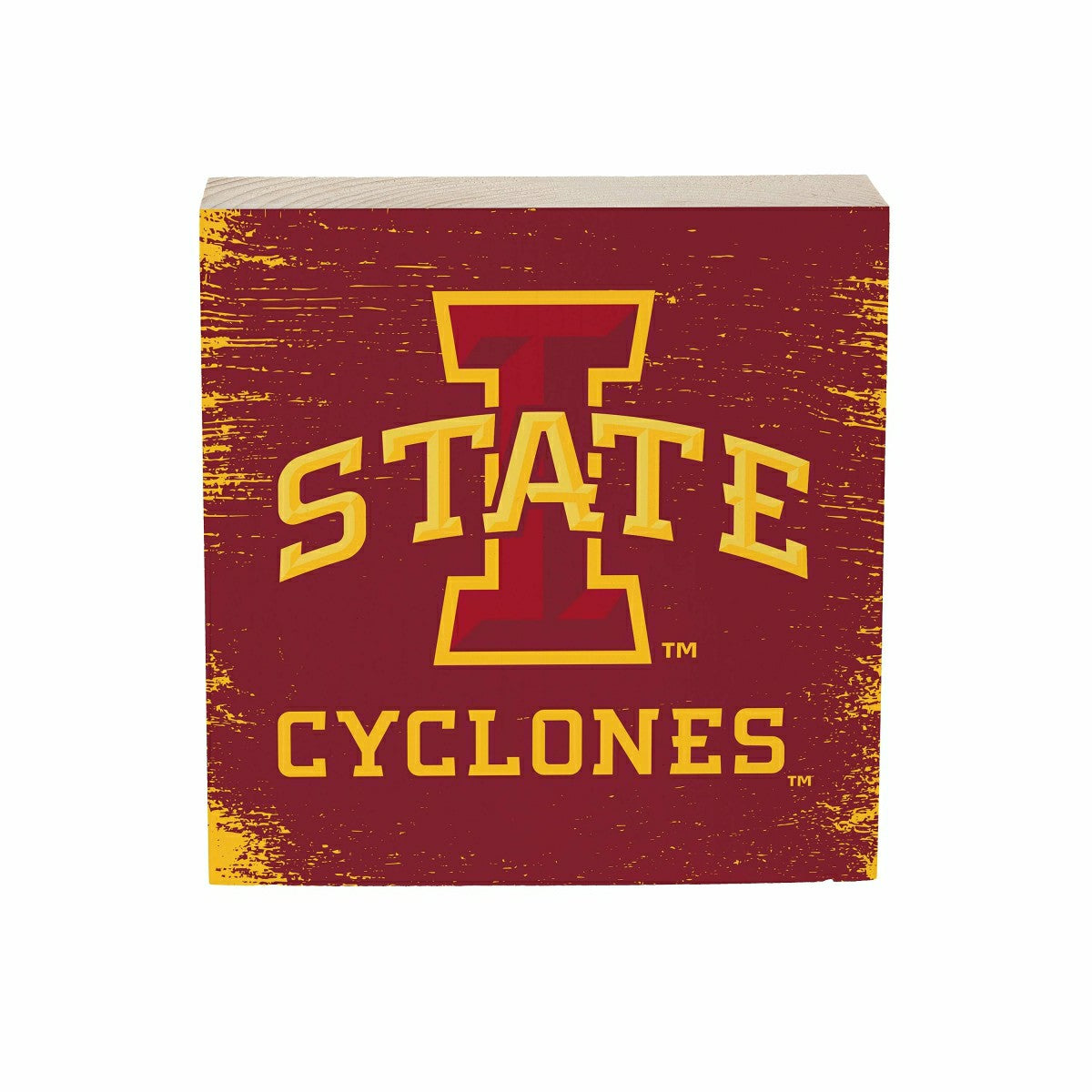 Iowa State University Plock, Down Home Fans, 6x6, Collegiate, Home