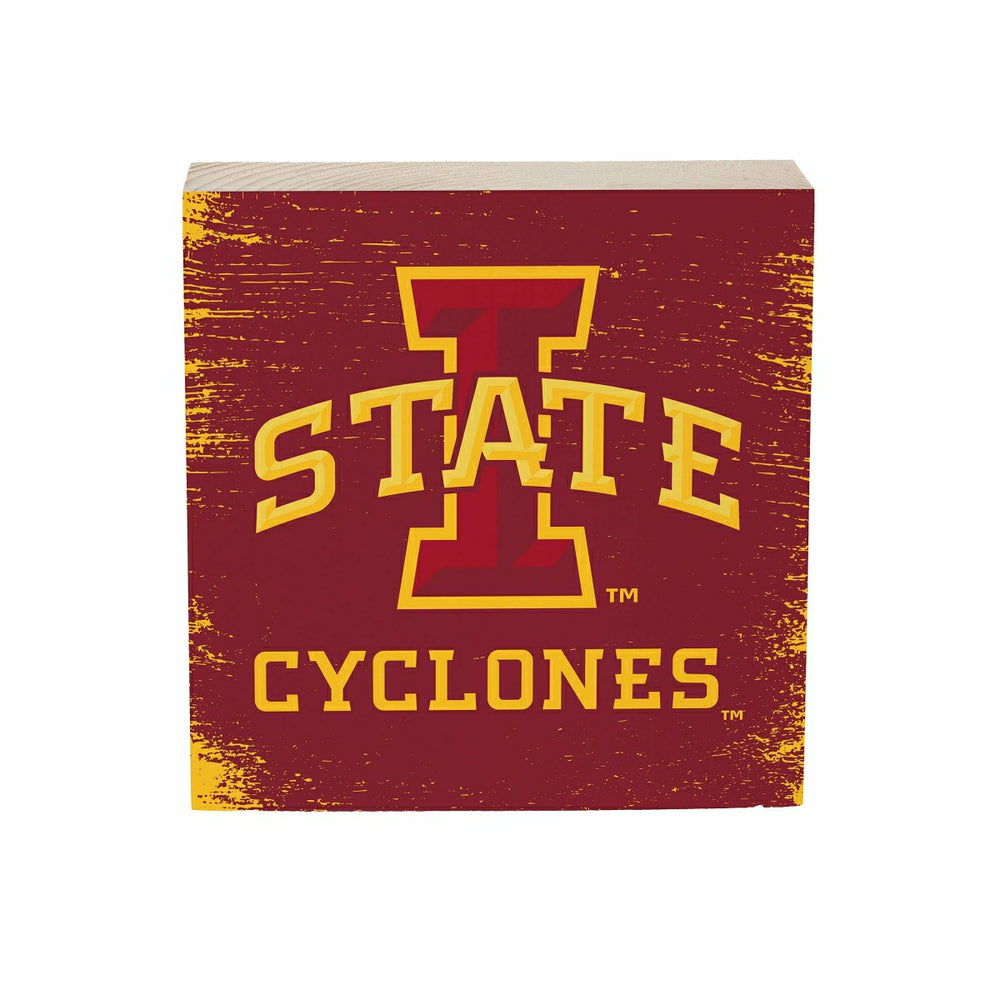 Iowa State University Plock, Down Home Fans, 6x6, Collegiate, Home