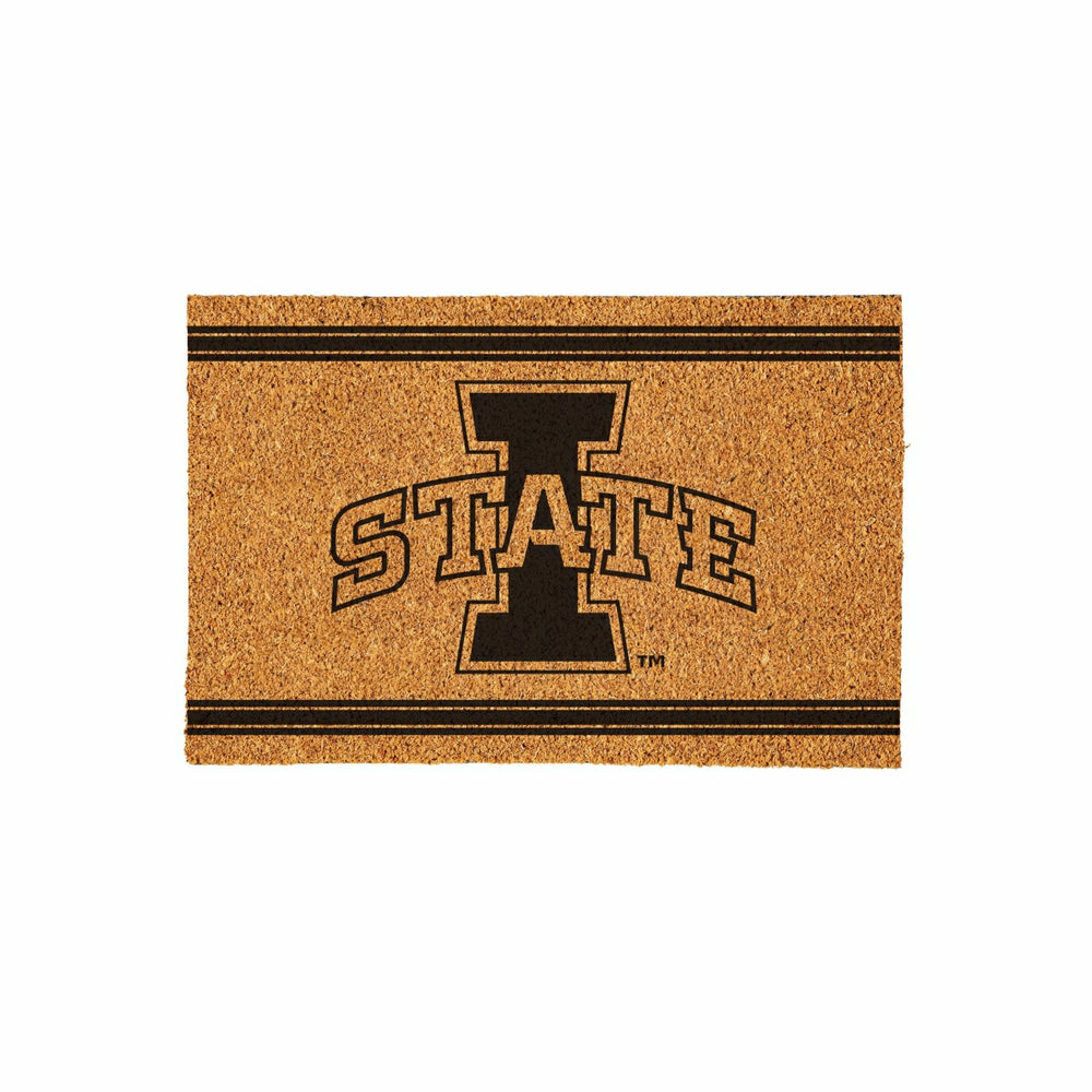 Iowa State University Large One Color Coir Mat, 36"x24", Collegiate