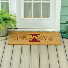 Iowa State University Large Full Color Coir Mat, 36"x24", Collegiate