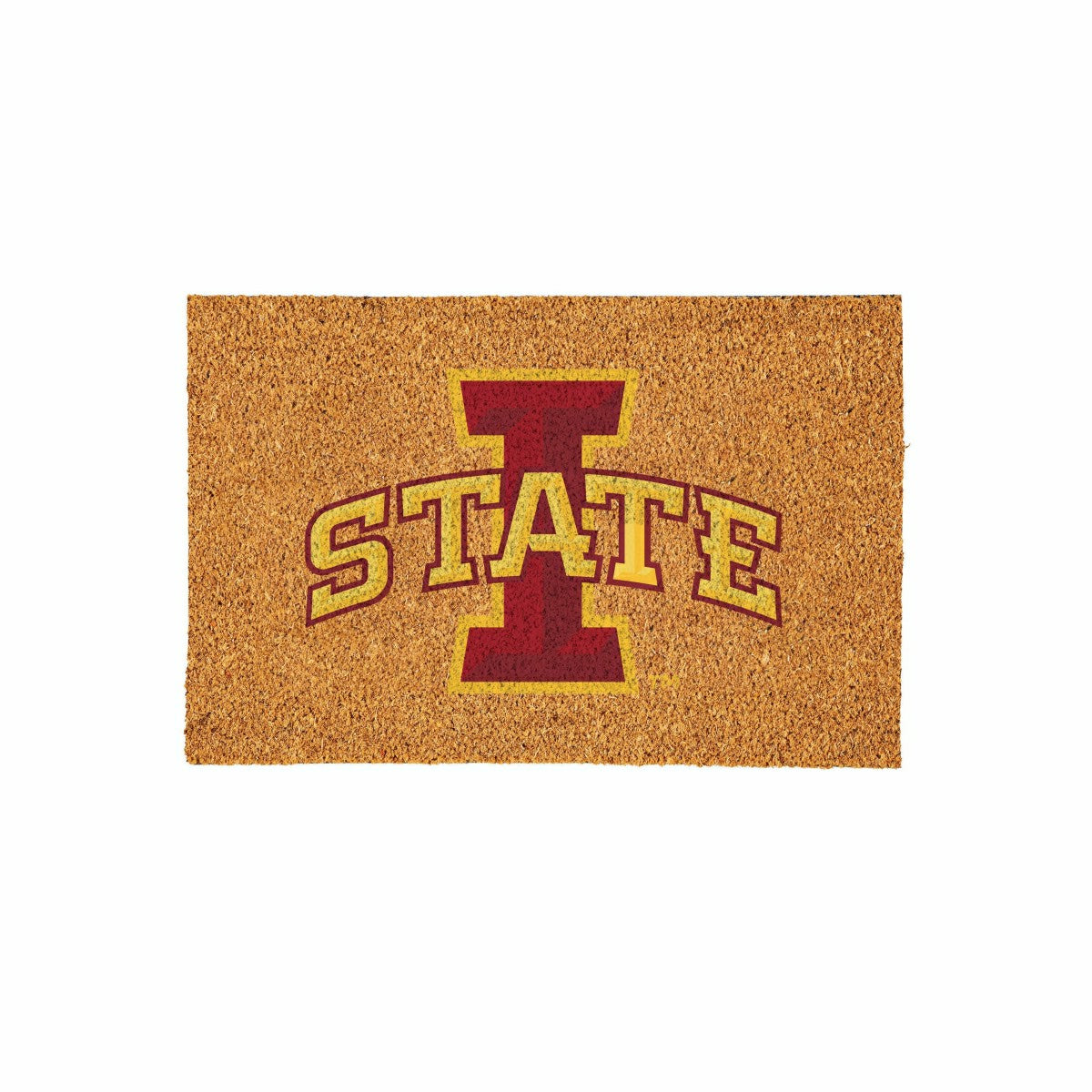 Iowa State University Large Full Color Coir Mat, 36"x24", Collegiate