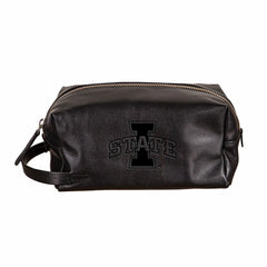 Iowa State University, Embossed Toiletry Bag, Black, Collegiate, Home