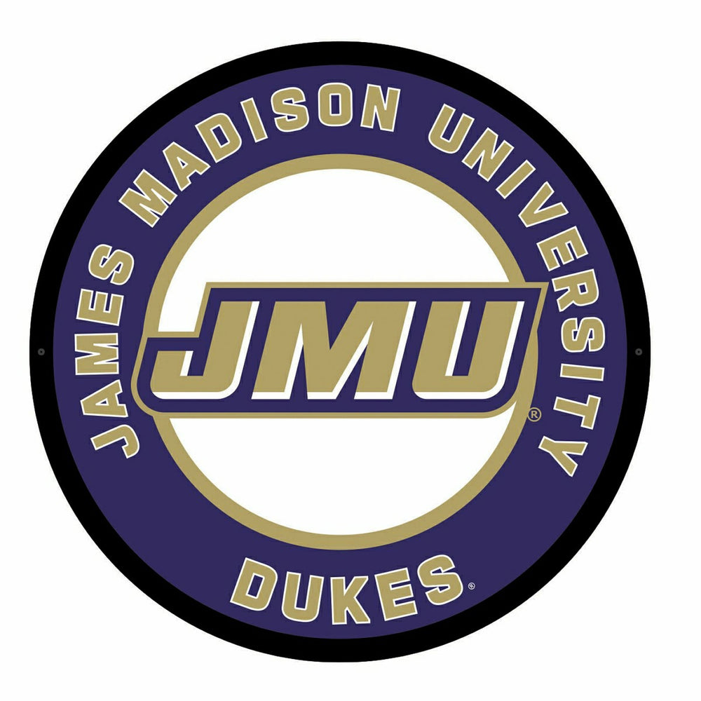 LED Wall Decor, Round, James Madison University, Collegiate, Home