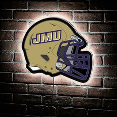 LED Wall Decor, Helmet, James Madison University, Collegiate, Home