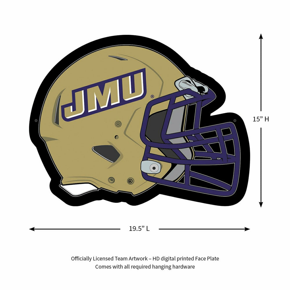 LED Wall Decor, Helmet, James Madison University, Collegiate, Home
