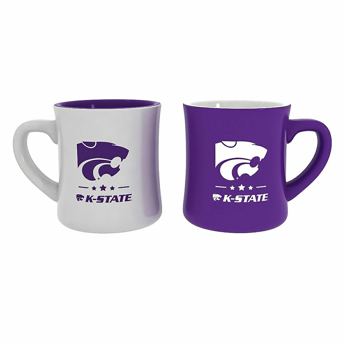 Kansas State University 10oz Ceramic Cup Set, 2pc, Collegiate, Home