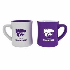 Kansas State University 10oz Ceramic Cup Set, 2pc, Collegiate, Home