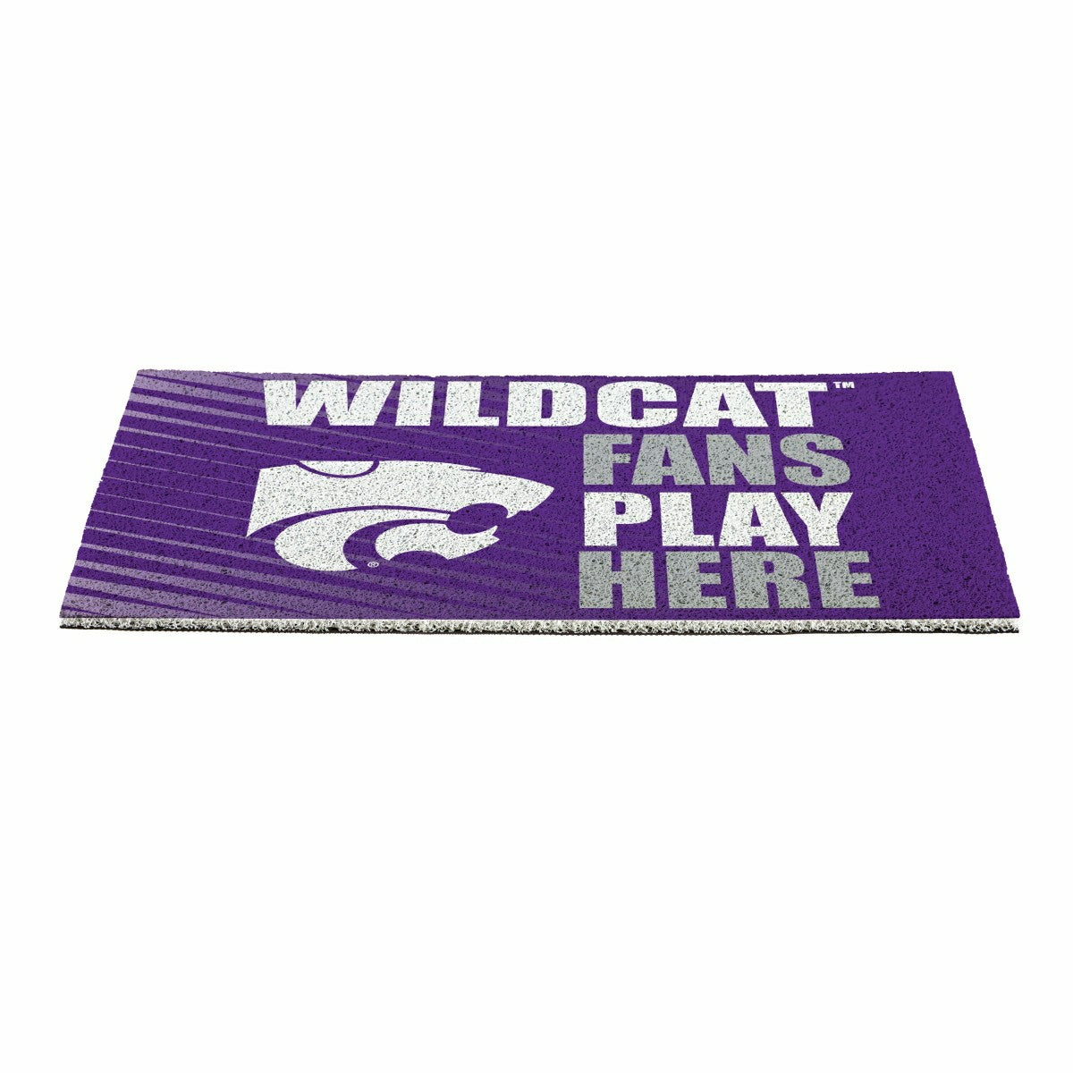 Kansas State University Fan Mat, 28"x16", Collegiate