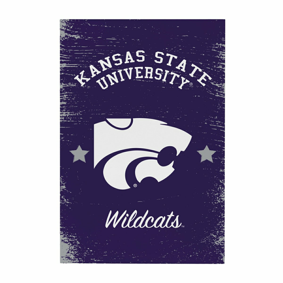 Kansas State University Wood Wall Sign, 16x24, Collegiate, Home