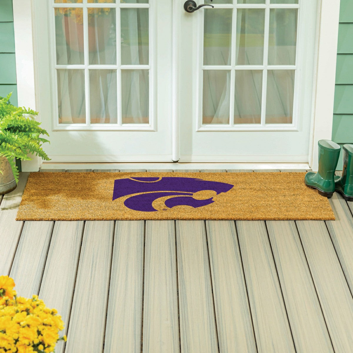 Kansas State University Extra Large Full Color Coir Mat, 60"x24", Collegiate