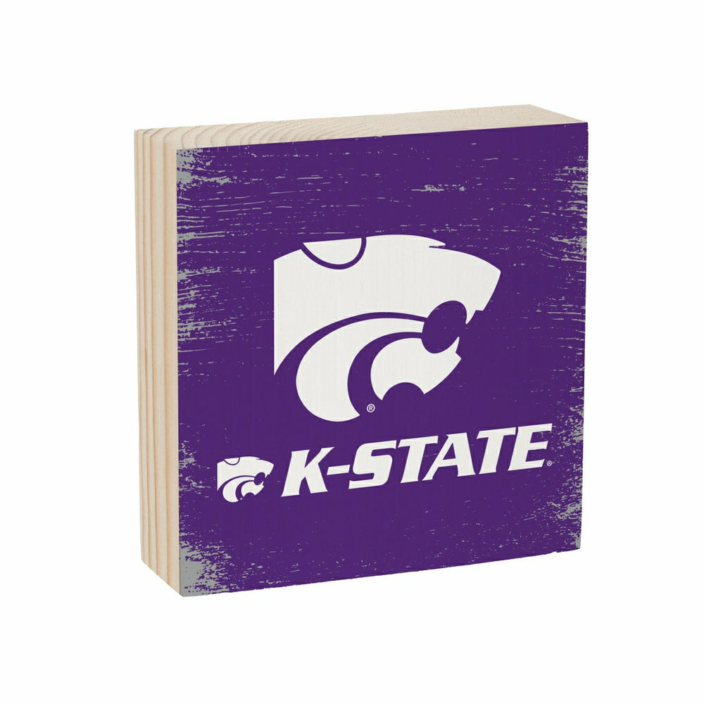 Kansas State University Plock, Down Home Fans, 6x6, Collegiate, Home