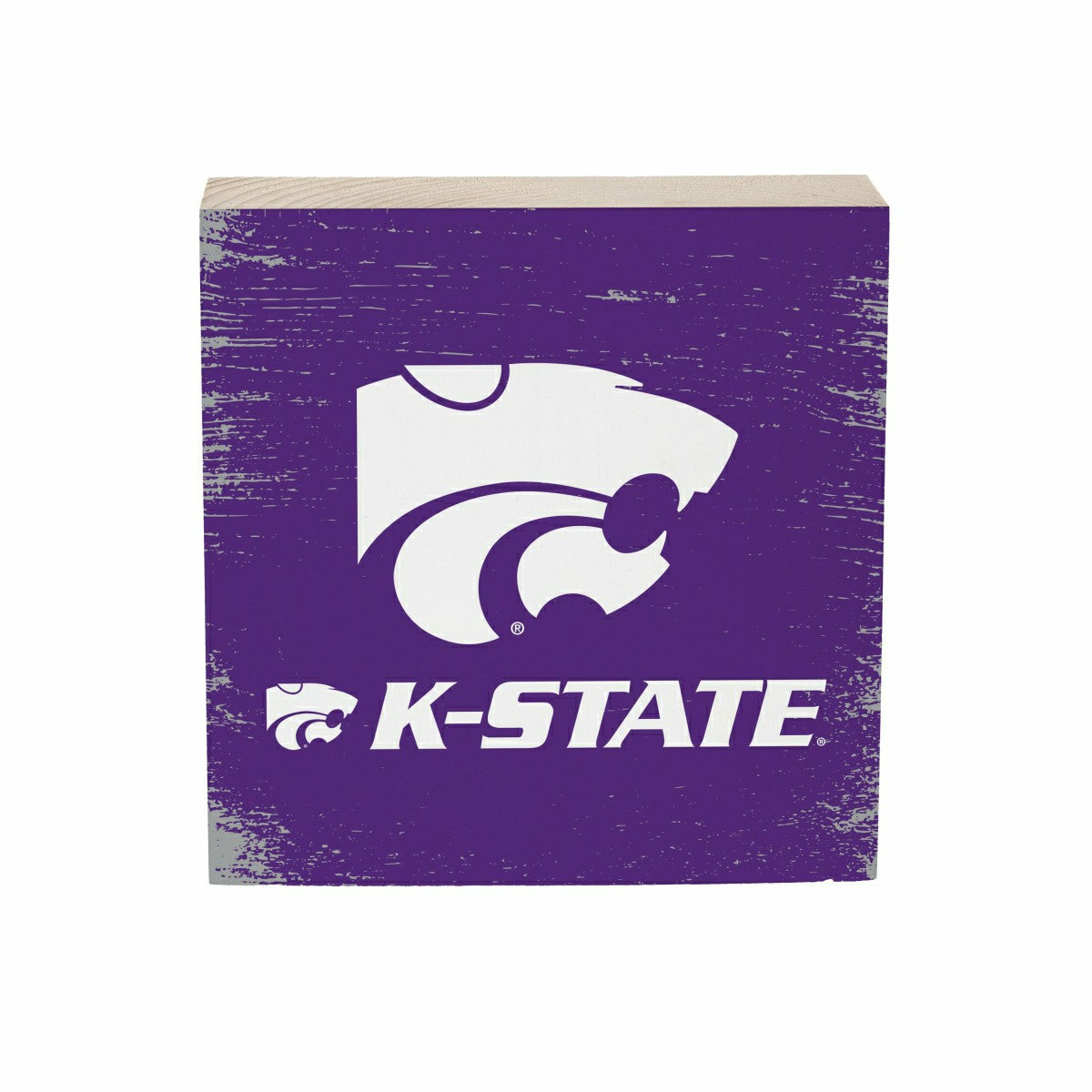 Kansas State University Plock, Down Home Fans, 6x6, Collegiate, Home