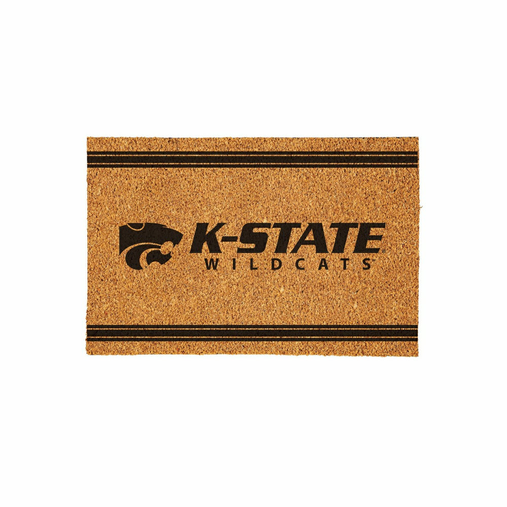 Kansas State University Large One Color Coir Mat, 36"x24", Collegiate