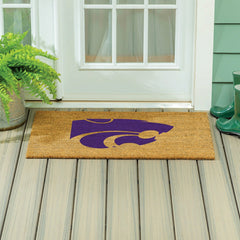 Kansas State University Large Full Color Coir Mat, 36"x24", Collegiate