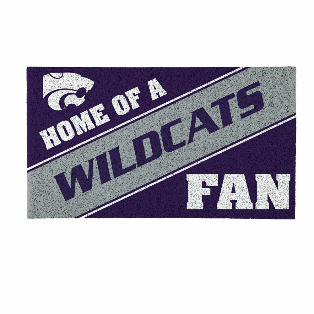 Kansas State University, PVC Mat COLOR, Home of a Fan, Collegiate