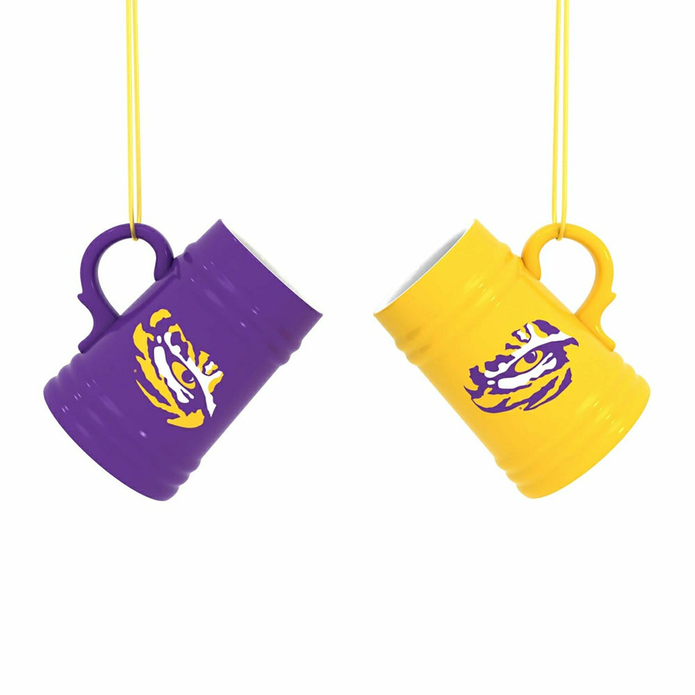 Louisiana State University Ceramic Mini Stein, 3oz, set of 2, Collegiate, Home