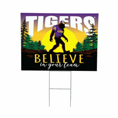 Louisiana State University Yard Sign, Bigfoot, Collegiate, Home