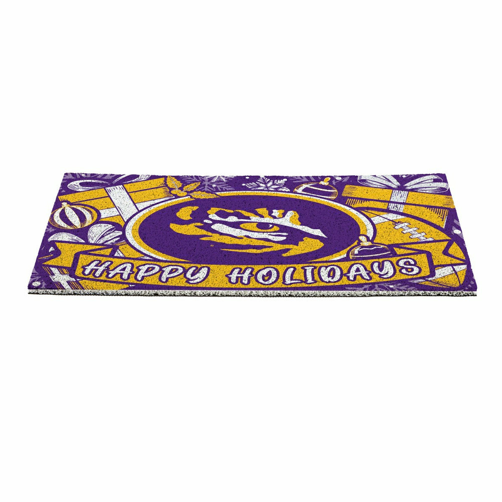 Louisiana State University Holiday PVC Mat, 28"x16", Collegiate
