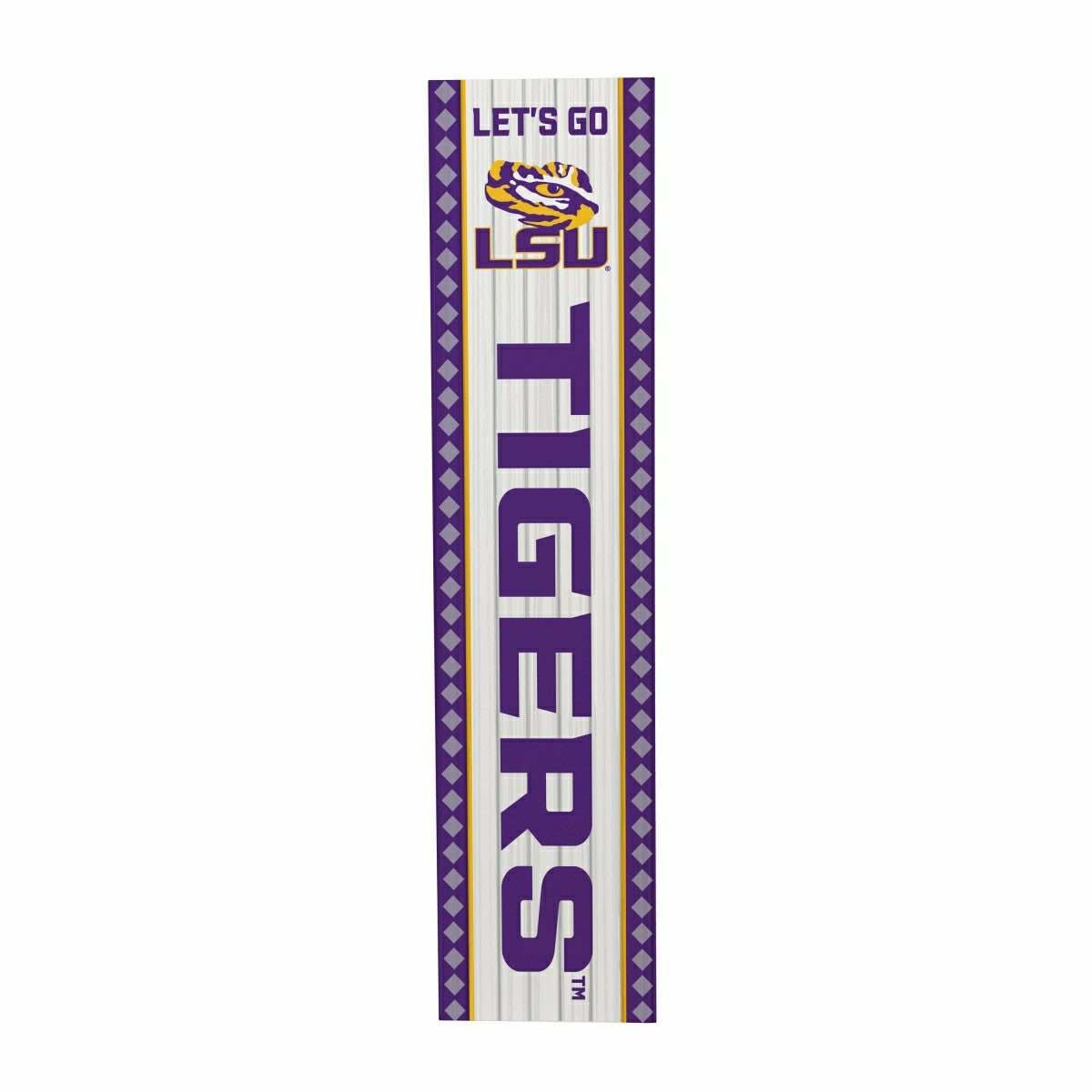 47" Double Sided Leaner, Louisiana State University, Christmas, Collegiate, Home