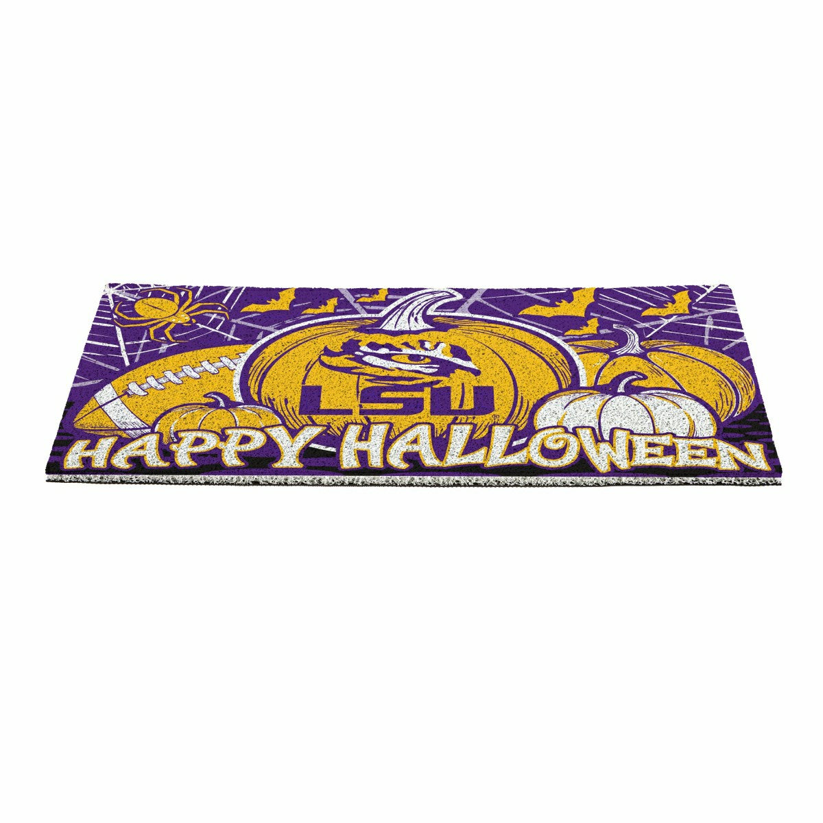 Louisiana State University Halloween PVC Mat, 28"x16", Collegiate