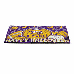 Louisiana State University Halloween PVC Mat, 28"x16", Collegiate