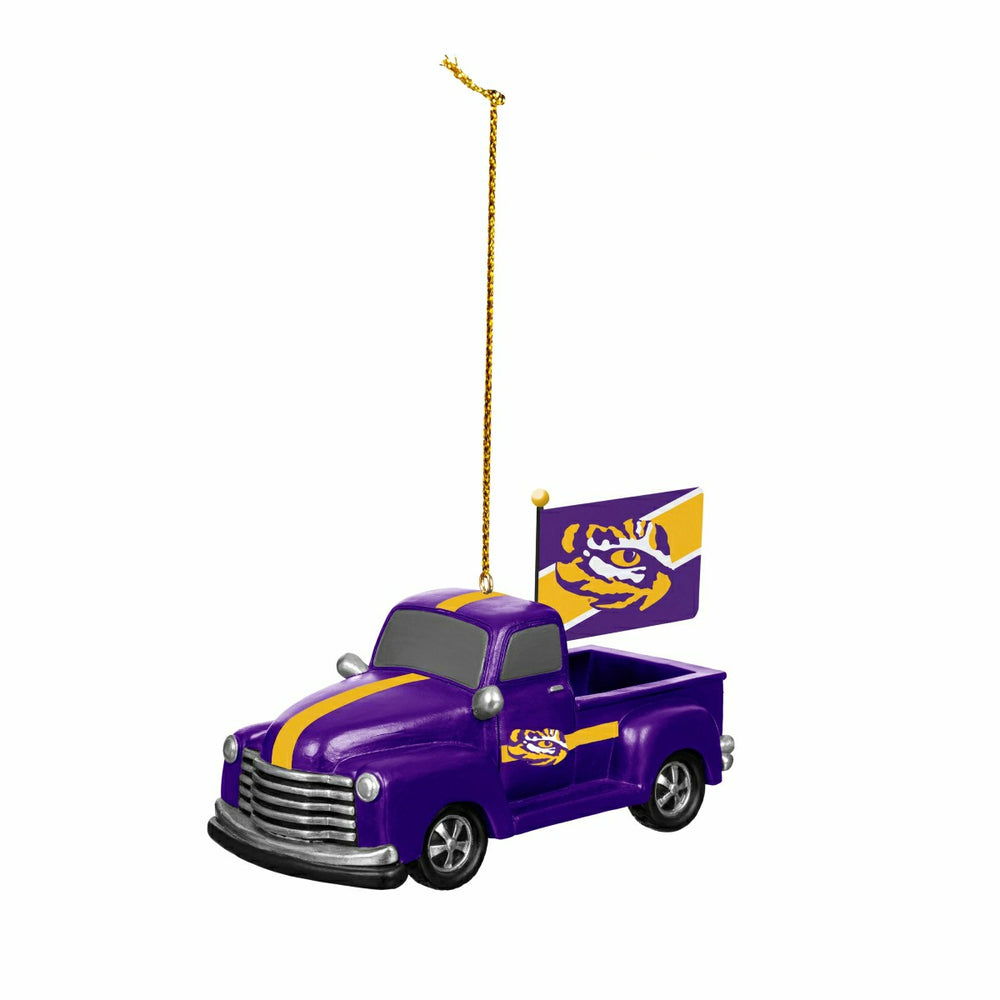 Louisiana State University Rally Truck Ornament, Set of 2, Collegiate, Home
