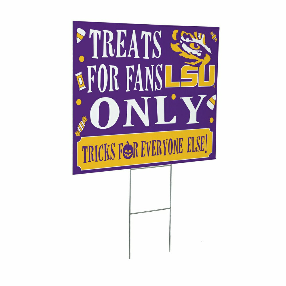 Louisiana State University Yard Sign, Halloween Treats for Fans, Collegiate, Home